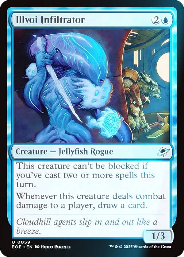 【FOIL】マジックザギャザリング EOE EN 0059 イルヴォイの潜入者 (英語版 アンコモン) 久遠の終端 (MTG)