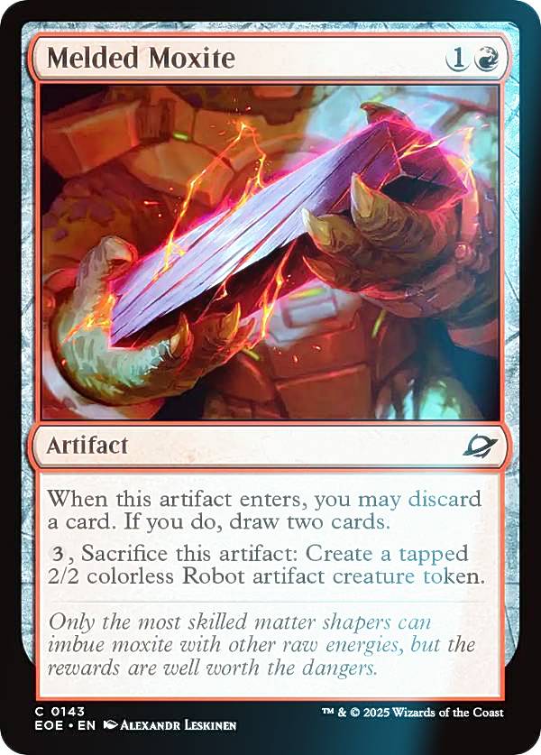 【FOIL】マジックザギャザリング EOE EN 0143 モーキサイト合金 (英語版 コモン) 久遠の終端 (MTG)