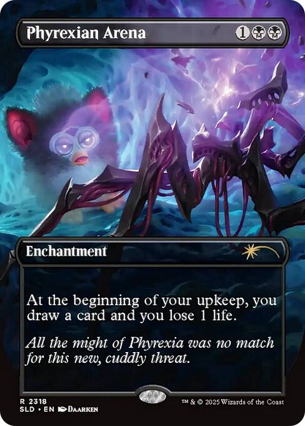 【ボーダーレス版】マジックザギャザリング SLD EN 2318 ファイレクシアの闘技場 (英語版 レア) Secret Lair x Furby THE GATHERING (MTG)