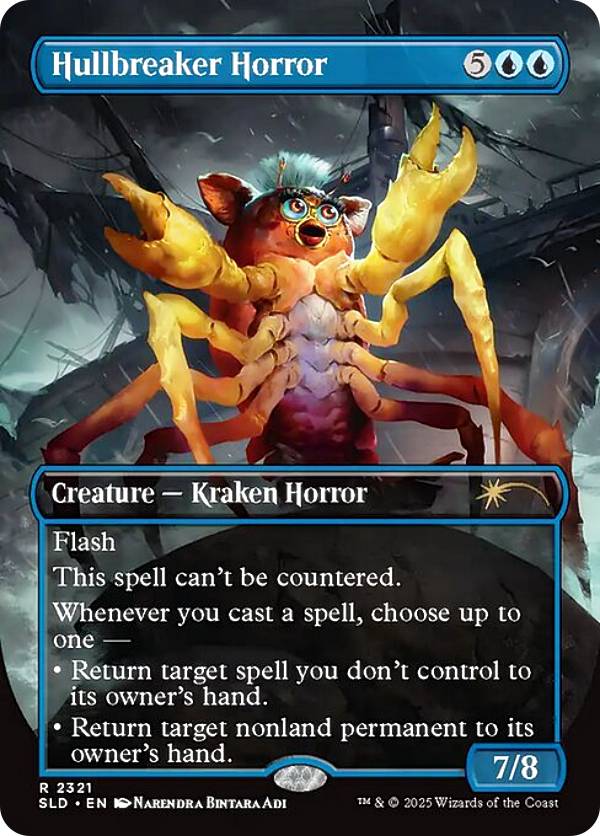 【ボーダーレス版】マジックザギャザリング SLD EN 2321 船砕きの怪物 (英語版 レア) Secret Lair x Furby THE ODDBODIES (MTG)