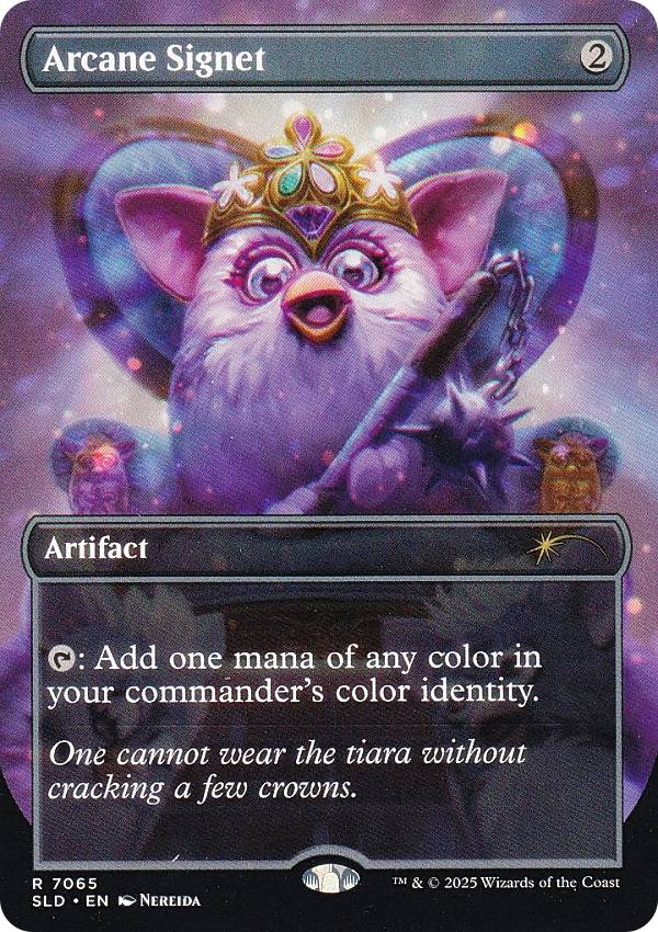 【ボーダーレス版】マジックザギャザリング SLD EN 7065 秘儀の印鑑 (英語版 レア) Secret Lair x Furby THE GATHERING (MTG)