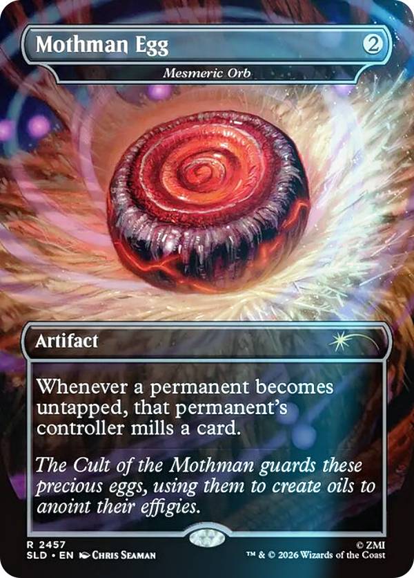 マジックザギャザリング SLD EN 2457 Mothman Egg / 催眠の宝珠 (日本語版 レア) Secret Lair x Fallout RAD (MTG)