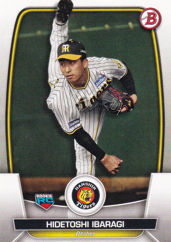 NPB ベースボールカード 96 茨木秀俊 阪神タイガース (ROOKIE) (ベースカード) 2023 TOPPS BOWMAN ボウマン