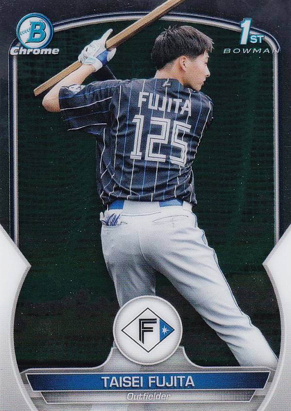 【Chromeパラレル】NPB ベースボールカード BP45 藤田大清 北海道日本ハムファイターズ (ROOKIE) (ベースカード) 2023 TOPPS BOWMAN ボウマン