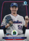 【Chromeパラレル】NPB ベースボールカード 39 坂本拓己 東京ヤクルトスワローズ (ROOKIE) (ベースカード) 2023 TOPPS BOWMAN ボウマン