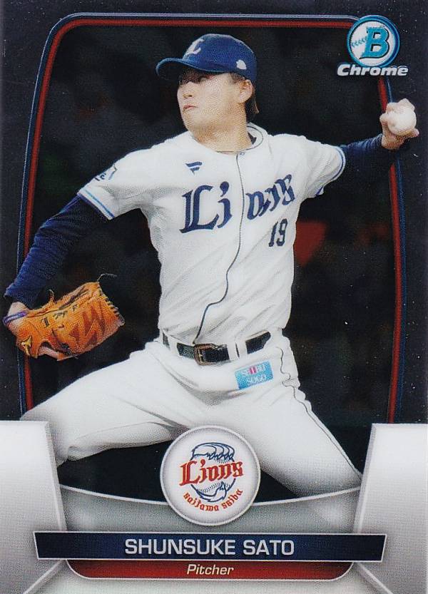 ��Chrome�ѥ����NPB �١����ܡ��륫���� 47 ��ƣȻ�� �������饤���� (�١���������) 2023 TOPPS BOWMAN �ܥ��ޥ�