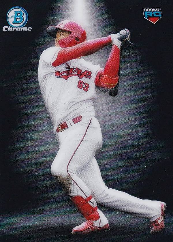 NPB ベースボールカード S-22 内田湘大 広島東洋カープ (ROOKIE) (Spotlight) 2023 TOPPS BOWMAN ボウマン