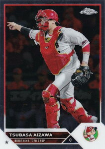 NPB ベースボールカード 142 會澤翼 広島東洋カープ (ベースカード) 2023 TOPPS CHROME