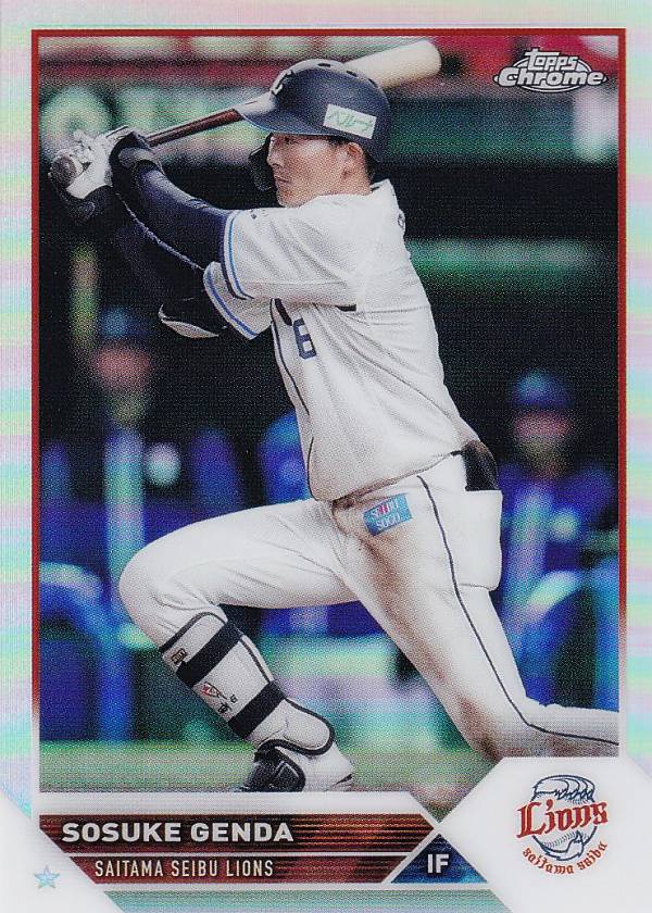 NPB ベースボールカード 52 源田壮亮 埼玉西武ライオンズ (ベースカード) 2023 TOPPS CHROME