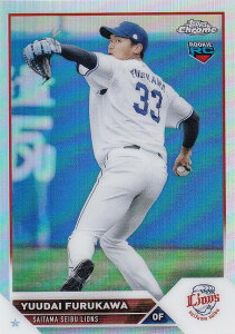 【REFRACTOR】NPB ベースボールカード 179 古川雄大 (ROOKIE) 埼玉西武ライオンズ (ベースカード) 2023 TOPPS CHROME