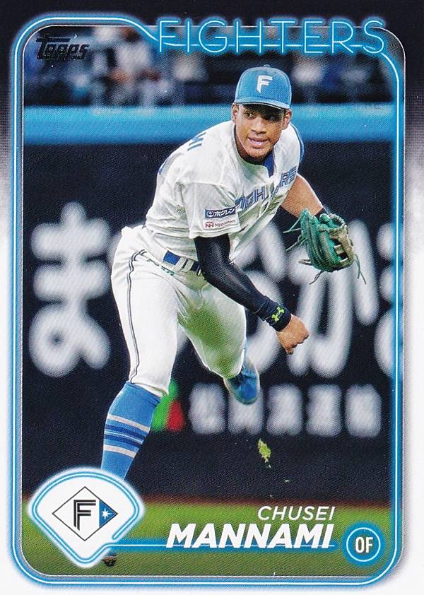 NPB ベースボールカード 106 万波中正 北海道日本ハムファイターズ (ベースカード) 2024 TOPPS