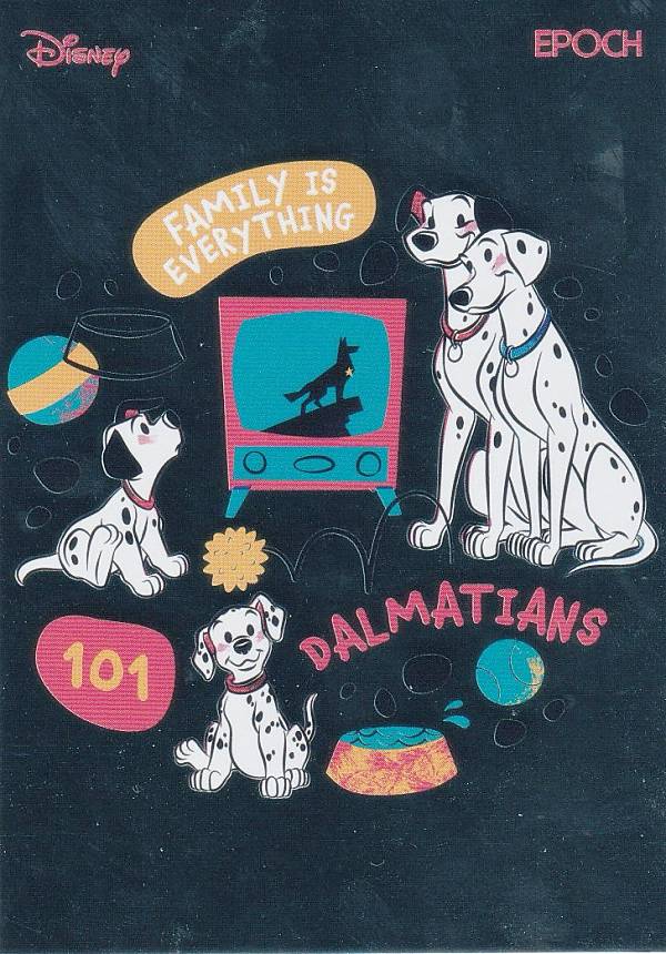 【[レギュラー・パラレルA 028/120] 17 101匹ワンちゃん (インサートカード(1)) 】 2024 PREMIER EDITION DISNEY AND PIXAR CHARACTERS..