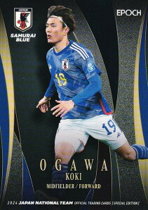 サッカー日本代表オフィシャルトレーディングカード 18 小川航基 NECナインヘン (レギュラーカード/SAMURAI BLUE) エポック 2024 スペシャルエディション