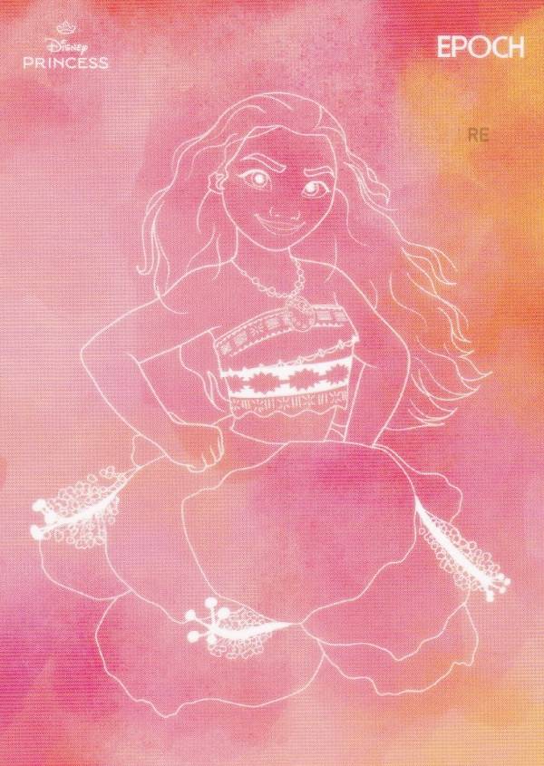 【39 モアナ (レギュラーカード/PRINCESS FLOWER) 】 2025 EPOCH Collection Cards Disney Princess ディズニープリンセス