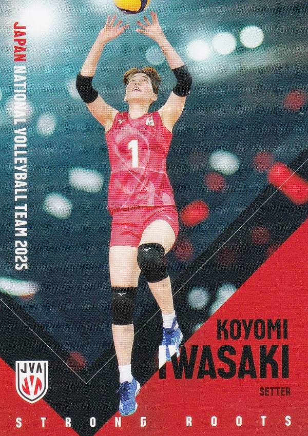 【RG03 岩崎こよみ (レギュラーカード)】 バレーボール女子日本代表 2025 トレーディングカード