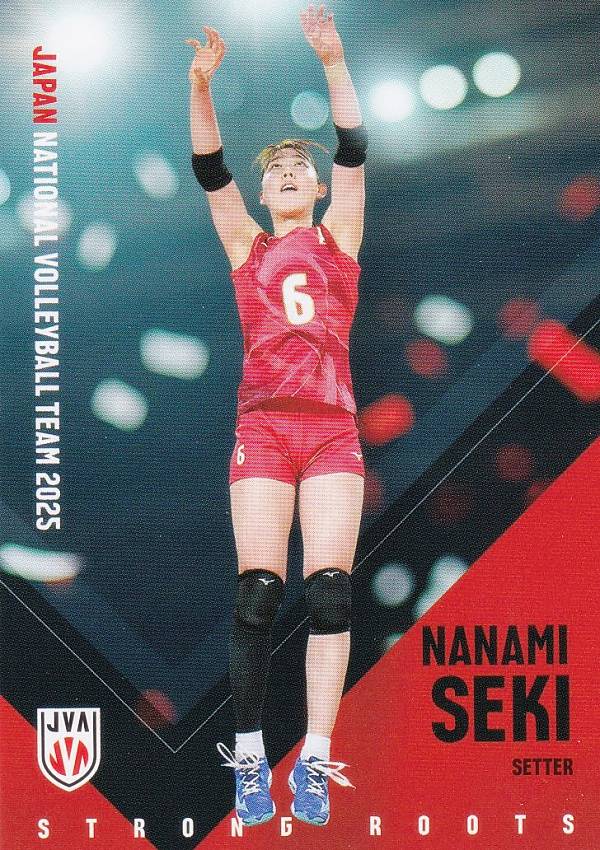 【RG23 関菜々巳 (レギュラーカード)】 バレーボール女子日本代表 2025 トレーディングカード