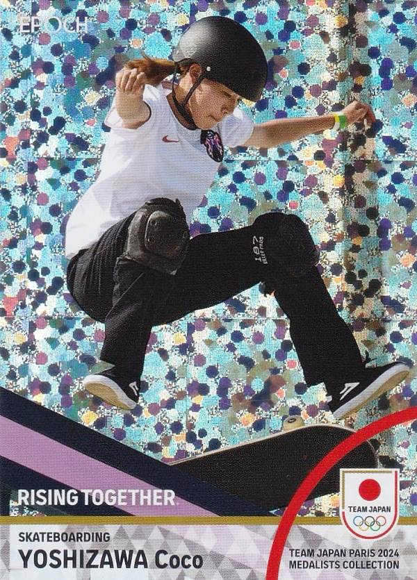 【[ホログラム版C 02/10] 78P 吉沢恋 スケートボード女子ストリート・金メダル (インサートカード/レギ..