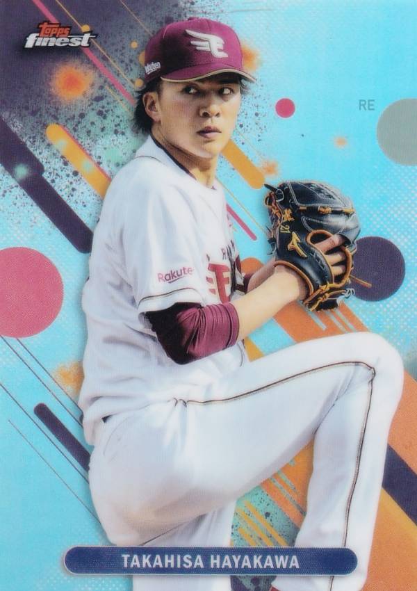 NPB ベースボールカード 139 早川 隆久 東北楽天ゴールデンイーグルス (ベースカード) 2025 Topps Finest ファイネスト