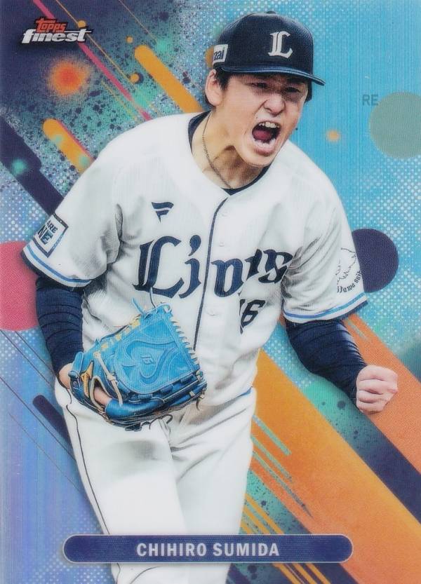 NPB ベースボールカード 140 隅田 知一郎 埼玉西武ライオンズ (ベースカード) 2025 Topps Finest ファイネスト