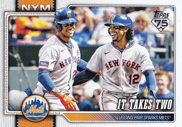 MLB ベースボールカード 52 Francisco Lindor ニューヨーク・メッツ (BASE/BASE SET/Combo Card/Checklist) 2026 Topps Series 1