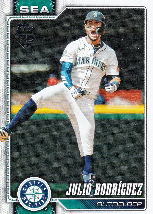 乐天商城 - MLB ベースボールカード 146 Julio Rodriguez シアトル・マリナーズ (BASE/BASE SET) 2026 Topps Series 1