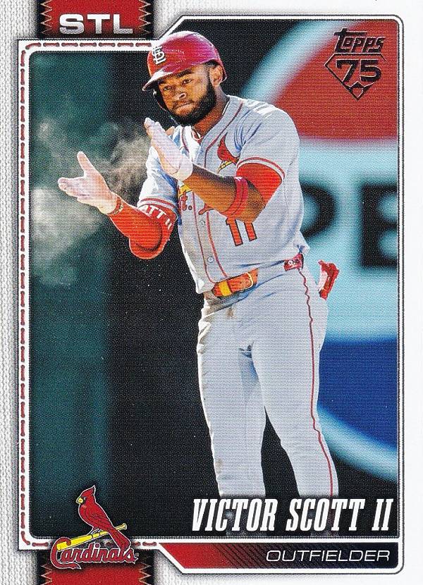 MLB ベースボールカード 221 Victor Scott II セントルイス・カージナルス (BASE/B...