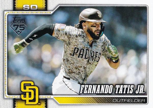 MLB ベースボールカード 333 Fernando Tatis Jr. サンディエゴ・パドレス (BASE/BASE SET) 2026 Topps Series 1