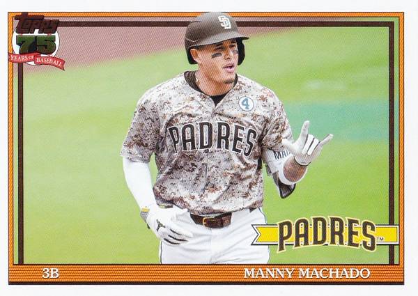 MLB ベースボールカード T91-23 Manny Machado サンディエゴ・パドレス (INSERT/1991 TOPPS BASEBALL) 2026 Topps Series 1