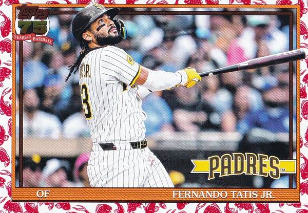 MLB ベースボールカード T91-8 Fernando Tatis Jr. サンディエゴ・パドレス (INSERT/1991 TOPPS BASEBALL Koi Fish) 2026 Topps Series 1
