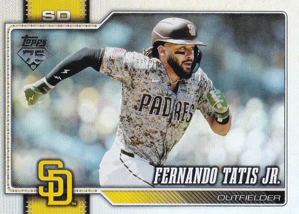 MLB ベースボールカード 333 Fernando Tatis Jr. サンディエゴ・パドレス (BASE/BASE SET) 2026 Topps Series 1