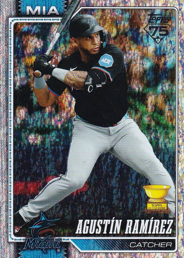 樂天商城 - 【ホロフォイル】MLB ベースボールカード 287 Agustin Ramirez マイアミ・マーリンズ (BASE/BASE SET) 2026 Topps Series 1