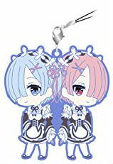 【キリッ!】Re:ゼロから始める異世界生活 ラムとレムがいっぱいラバーストラップ【シングル販売】【新品】