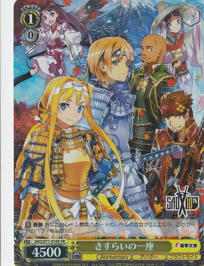  SAO/S71-016S 餤ΰ (SR ѡ쥢) ֡ѥå ɥȡ饤10th Anniversary