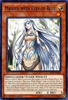 ͷ LED3-EN008 Ĥβ Maiden with Eyes of Blue (Ѹ 1st Edition Ρޥ) Legendary Duelists White Dragon Abyss