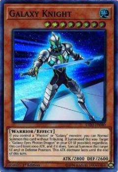 遊戯王 LED3-EN040 銀河騎士 Galaxy Knight (英語版 1st Edition スーパーレア) Legendary Duelists White Dragon Abyss