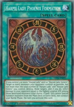 ͷ LED4-EN010 ϡԥǥ-˱ο- Harpie Lady Phoenix Formation (Ѹ 1st Edition Ρޥ) Legendary Duelists Sisters of the Rose