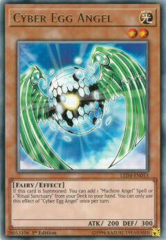 遊戯王 LED4-EN013 サイバー・エッグ・エンジェル Cyber Egg Angel (英語版 1st Edition レア) Legendary Duelists Sisters of the Rose