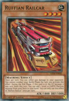 遊戯王 LED4-EN042 無頼特急バトレイン Ruffian Railcar (英語版 1st Edition ノーマル) Legendary Due..