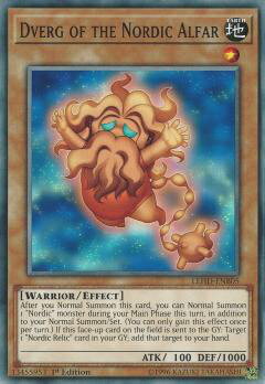 遊戯王 LEHD-ENB05 極星霊ドヴェルグ Dverg of the Nordic Alfar (英語版 1st Edition ノーマル) Legendary Hero Decks