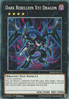遊戯王 LEHD-ENC33 ダーク・リベリオン・エクシーズ・ドラゴン Dark Rebellion Xyz Dragon (英語版 1st Edition ノーマル) Legendary Hero Decks