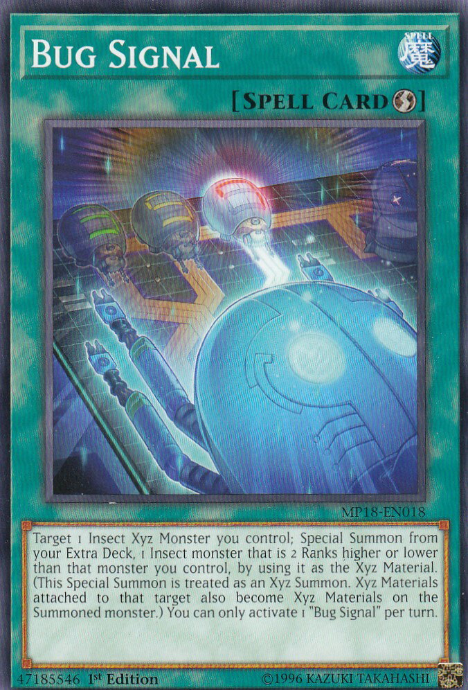 遊戯王 MP18-EN018 光虫信号 Bug Signal (英語版 1st Edition ノーマル) 2018 MEGA-Tins