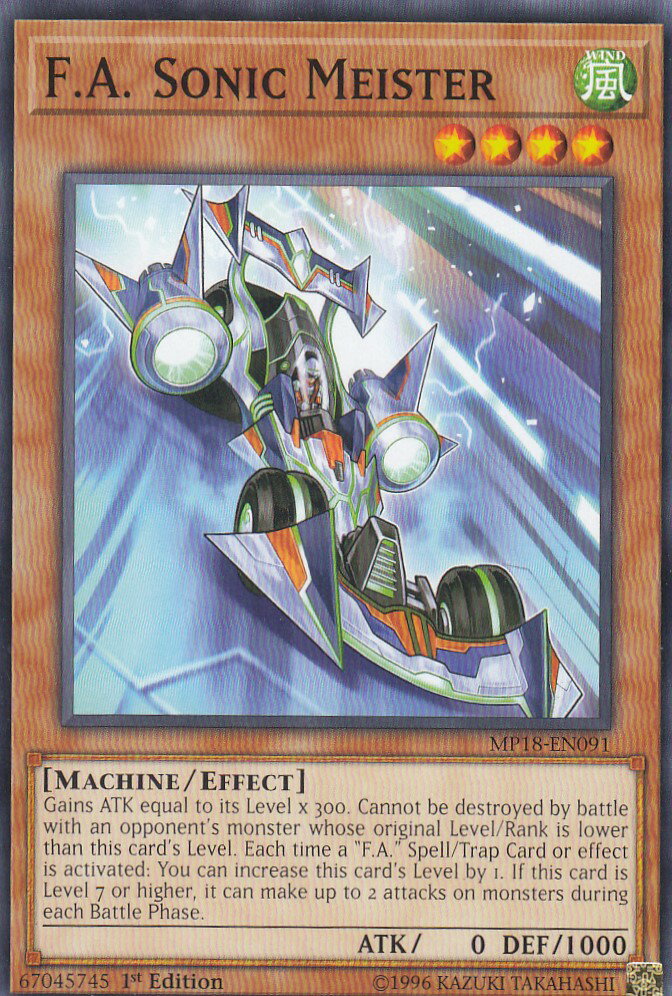 REALiZE ȥ쥫ۥӡŷԾŹ㤨ͷ MP18-EN091 F.A.˥åޥ F.A. Sonic Meister (Ѹ 1st Edition Ρޥ 2018 MEGA-TinsפβǤʤ30ߤˤʤޤ