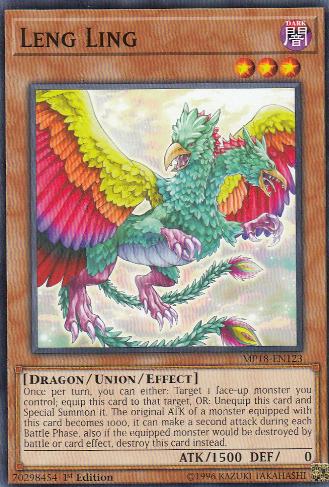 遊戯王 MP18-EN123 比翼レンリン Leng Ling (英語版 1st Edition ノーマル) 2018 MEGA-Tins