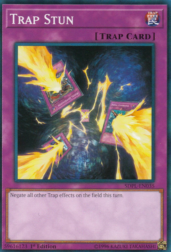 遊戯王 SDPL-EN035 トラップ・スタン Trap Stun (英語版 1st Edition ノーマル) Powercode Link Structure Deck
