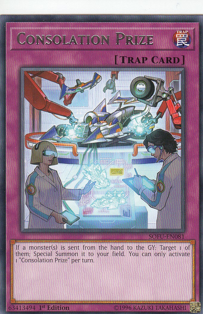 【Unlimited】遊戯王 SOFU-EN081 Consolation Prize (英語版 unlimited レア) Soul Fusion Pack