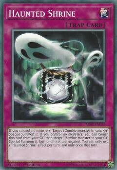 遊戯王 SR07-EN035 もののけの巣くう祠 Haunted Shrine (英語版 1st Edition ノーマル) Zombie Horde Structure Deck