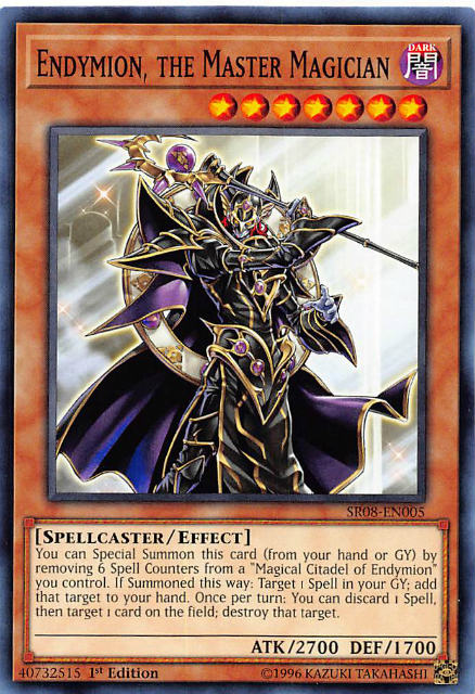 遊戯王 SR08-EN005 神聖魔導王 エンディミオン Endymion, the Master Magician (英語版 1st Edition ノーマル) Order of the Spellcasters Structure Deck