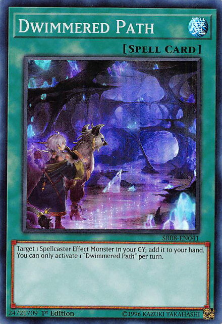 遊戯王 SR08-EN041 救魔の標 Dwimmered Path (英語版 1st Edition スーパーレア) Order of the Spellcasters Structure Deck