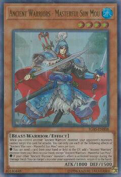 【Unlimited Edition】遊戯王 IGAS-EN008 戦華の仲-孫謀 Ancient Warriors - Masterful Sun Mou (英語版 ウルトラレア) Ignition Assault