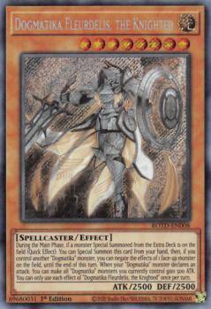 遊戯王 ROTD-EN008 教導の騎士フルルドリス Dogmatika Fleurdelis, the Knighted (英語版 1st Edition シークレットレア) Rise of the Duelist